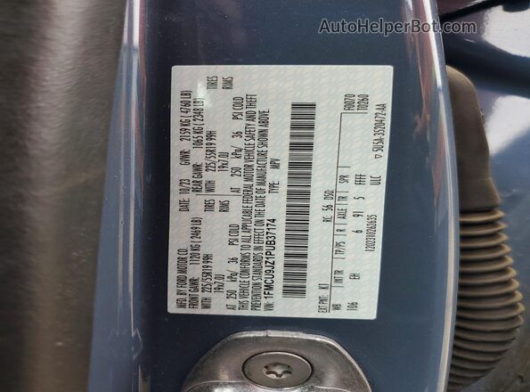 1FMCU9JZ1PUB37174 2023 FORD ESCAPE Blue 
