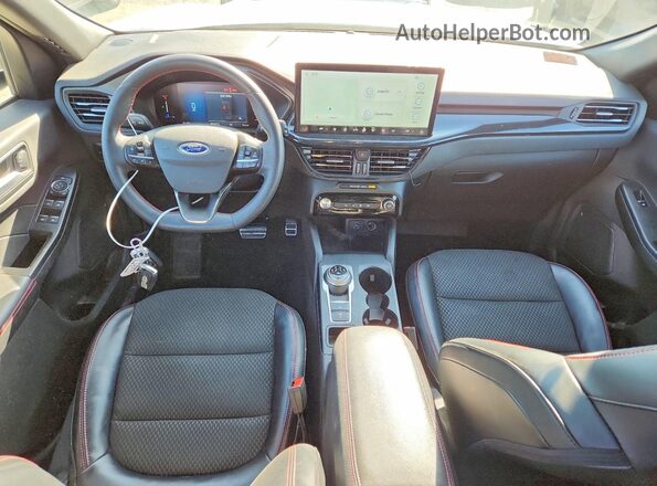 1FMCU9MN1PUA65529 2023 FORD ESCAPE White Vista del salpicadero