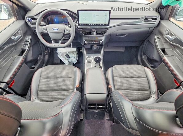 1FMCU9MN2PUA69556 2023 FORD ESCAPE White Dashboard view