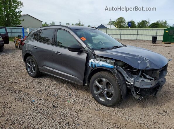 1FMCU9MN4PUB38747 2023 FORD ESCAPE Серый Передняя правая четверть