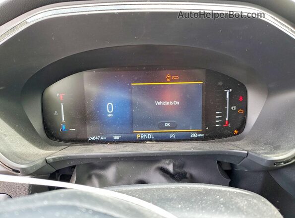 1FMCU9MN4PUB38747 2023 FORD ESCAPE Серый Вид щитка приборов