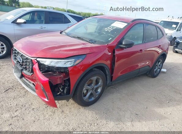 1FMCU9MN4SUA99764 2025 FORD ESCAPE Red Առջևի ձախ երեք քառորդ տեսարան