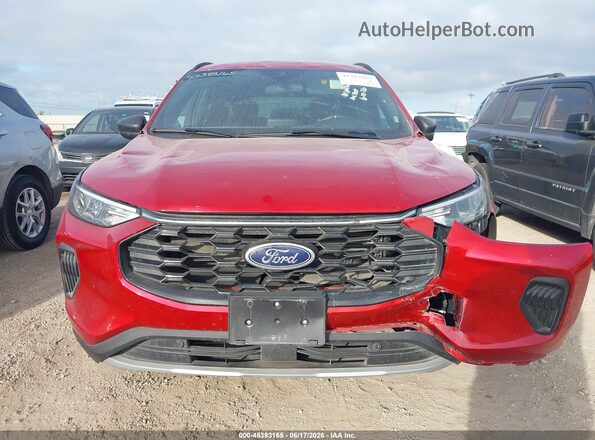 1FMCU9MN4SUA99764 2025 FORD ESCAPE Red Սարքավորումների վահանակի տեսք