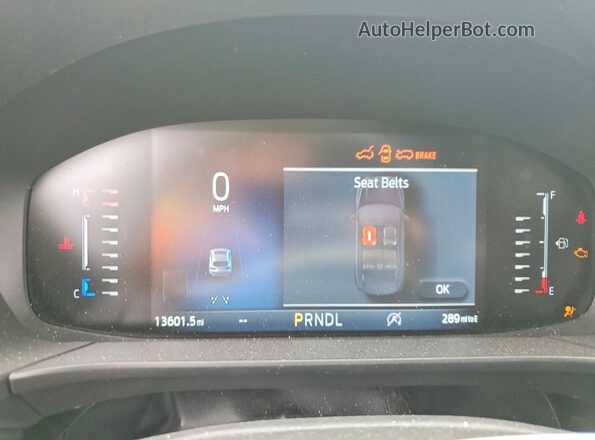 1FMCU9MN5RUB03914 2024 FORD ESCAPE Blue Widok zestawu wskaźników