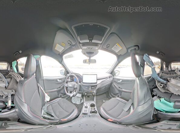 1FMCU9MN5RUB03914 2024 FORD ESCAPE Blue Widok naklejki z numerem VIN