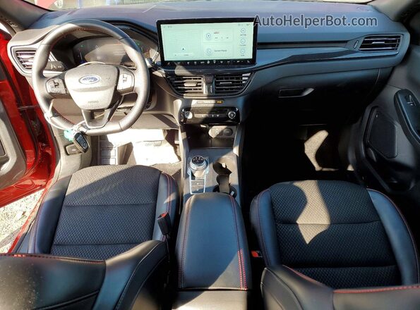 1FMCU9MN5SUA80415 2025 FORD ESCAPE Red Dashboard view