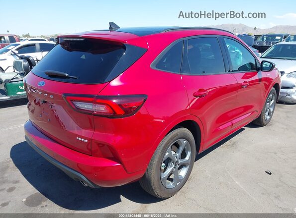 1FMCU9MN6RUA33372 2024 FORD ESCAPE Red Задня права чверть
