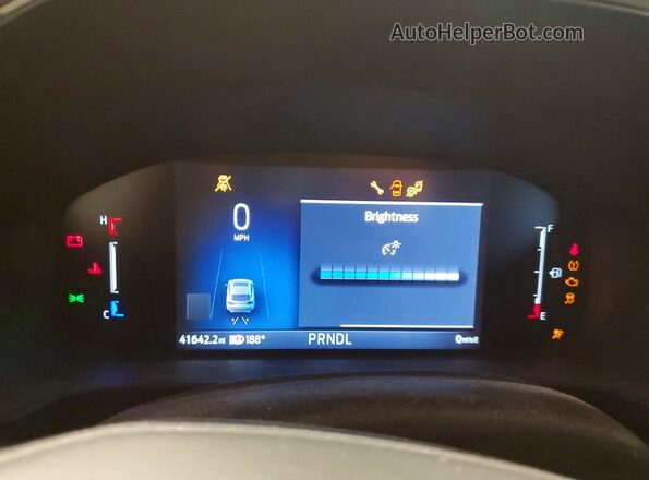 1FMCU9MN7PUB13051 2023 FORD ESCAPE Silver ხელსაწყოთა პანელის ხედი