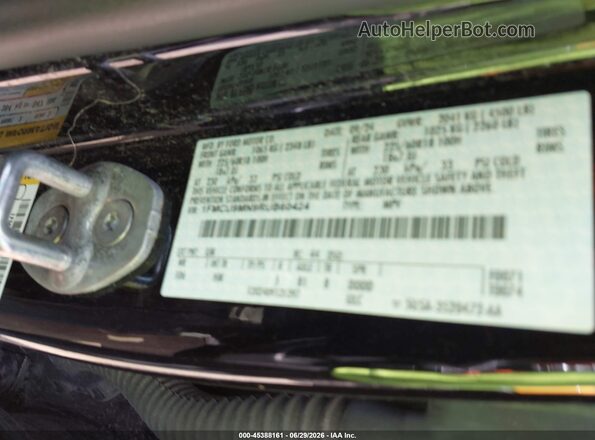 1FMCU9MN9RUB60424 2024 FORD ESCAPE Black Շարժիչի բաժամունքի տեսք