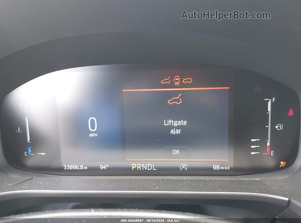 1FMCU9MNXRUA13593 2024 FORD ESCAPE Gray Vista de los asientos traseros