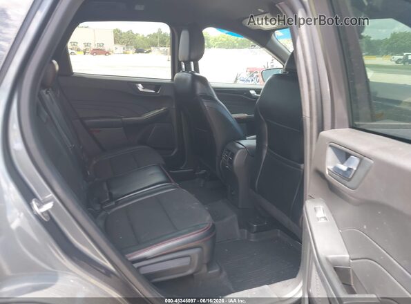 1FMCU9MNXRUA13593 2024 FORD ESCAPE Gray Vista de la etiqueta del VIN
