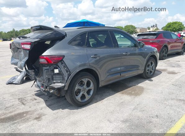 1FMCU9MNXRUA13593 2024 FORD ESCAPE Gray Trasero derecho