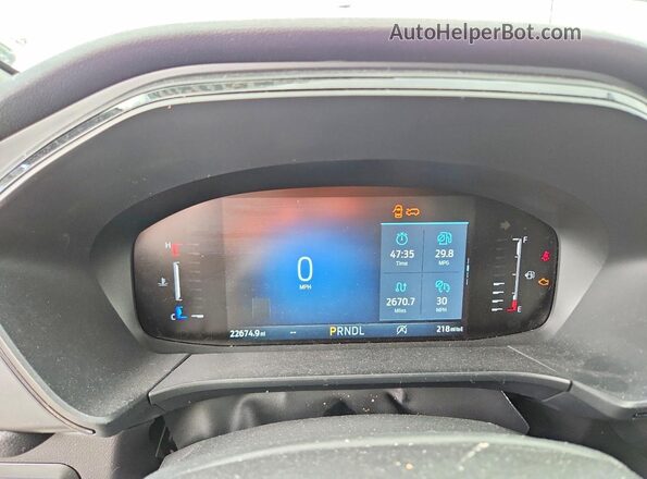 1FMCU9MNXRUB36858 2024 FORD ESCAPE White Widok zestawu wskaźników