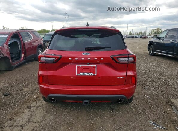 1FMCU9NA4PUB13083 2023 FORD ESCAPE Red უკანა ხედი