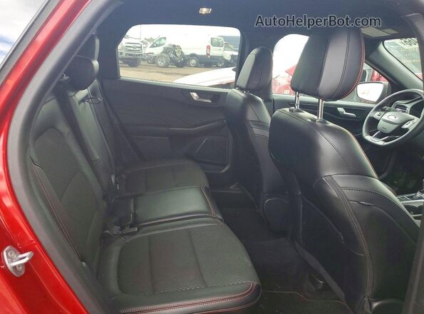1FMCU9NA4PUB13083 2023 FORD ESCAPE Red უკანა სალონის ხედი