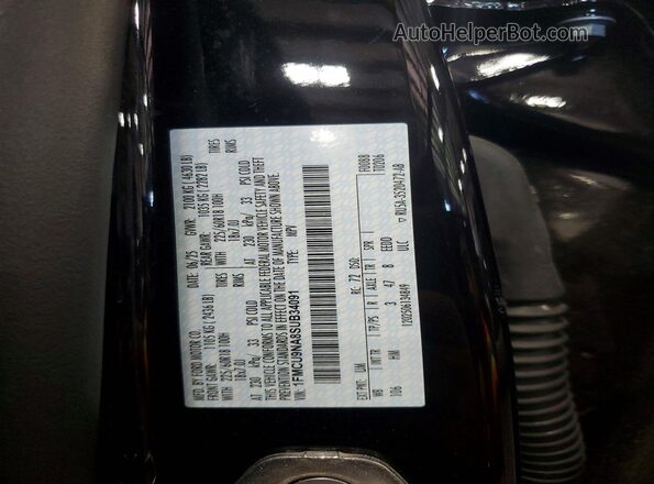 1FMCU9NA8SUB34091 2025 FORD ESCAPE Black Engine compartment view
