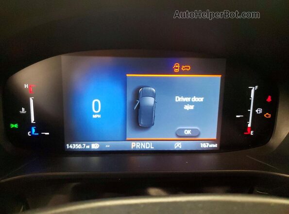 1FMCU9NA8SUB34091 2025 FORD ESCAPE Black Instrument cluster view