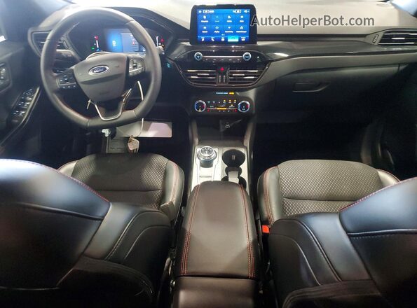 1FMCU9NA8SUB34091 2025 FORD ESCAPE Black Dashboard view