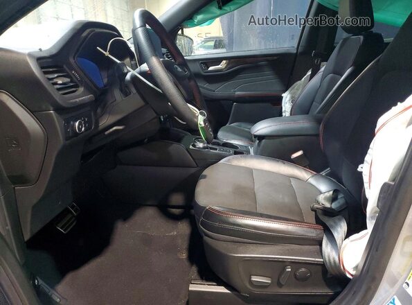 1FMCU9PA8PUB37707 2023 FORD ESCAPE Серебряный Вид салона спереди
