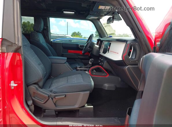 1FMDE4CP3RLB51814 2024 FORD BRONCO Red წინა სალონის ხედი