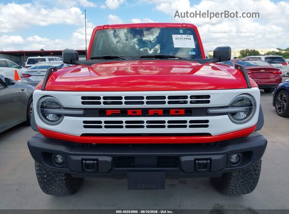1FMDE4CP3RLB51814 2024 FORD BRONCO Red ხელსაწყოთა პანელის ხედი