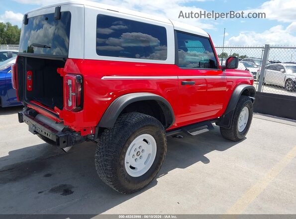 1FMDE4CP3RLB51814 2024 FORD BRONCO Red უკანა მარჯვენა