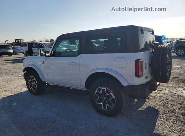 1FMDE5AH2PLB44285 2023 FORD BRONCO White Trasero izquierdo