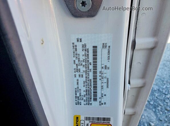 1FMDE5AH2PLB44285 2023 FORD BRONCO White Vista de la etiqueta del VIN