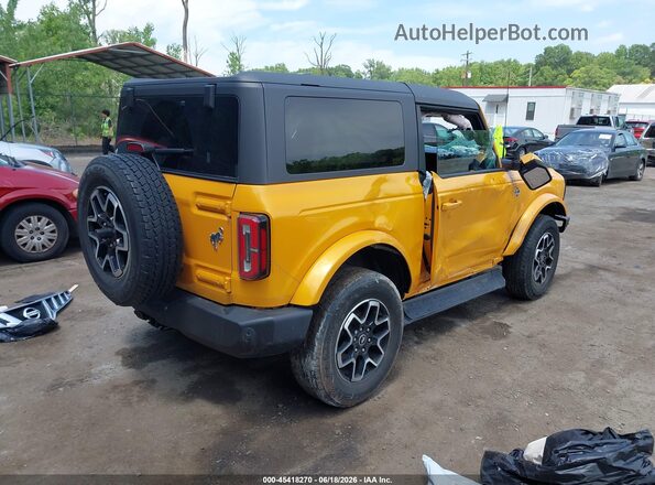 1FMDE5AH8NLB46149 2022 FORD BRONCO Orange Հետևի աջ