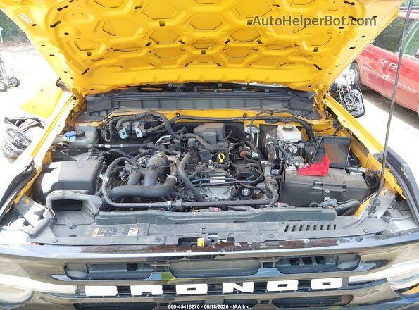 1FMDE5AH8NLB46149 2022 FORD BRONCO Orange Հետևի տեսք