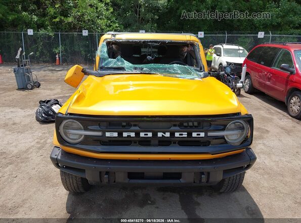 1FMDE5AH8NLB46149 2022 FORD BRONCO Orange Սարքավորումների վահանակի տեսք