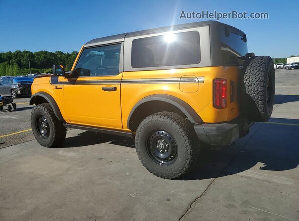 1FMDE5AP0NLB55371 2022 FORD BRONCO Yellow Tył lewy