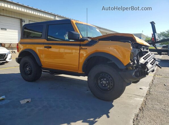 1FMDE5AP0NLB55371 2022 FORD BRONCO Yellow Przód prawy
