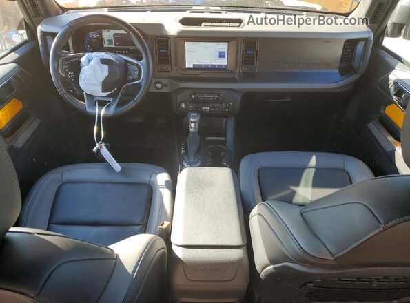 1FMDE5AP0NLB55371 2022 FORD BRONCO Yellow Widok deski rozdzielczej