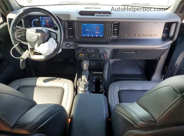 1FMDE5AP6PLC14054 2023 FORD BRONCO Blue Widok deski rozdzielczej