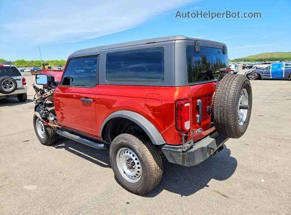 1FMDE5AP9PLB24414 2023 FORD BRONCO Красный Задняя левая четверть