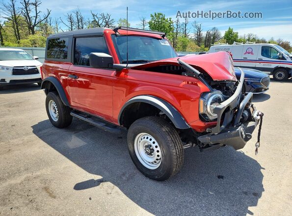 1FMDE5AP9PLB24414 2023 FORD BRONCO Красный Передняя правая четверть