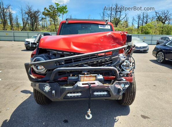 1FMDE5AP9PLB24414 2023 FORD BRONCO Красный Вид спереди
