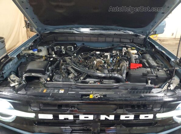 1FMDE5APXNLB44426 2022 FORD BRONCO Blue უკანა სავარძლების ხედი