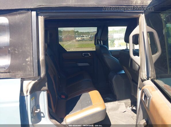 1FMDE5BH3NLB70728 2022 FORD BRONCO Blue VIN sticker view
