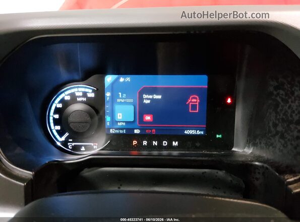 1FMDE5BH5PLA98725 2023 FORD BRONCO Red Вид задніх сидінь