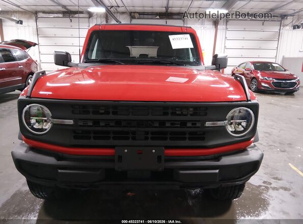1FMDE5BH5PLA98725 2023 FORD BRONCO Red Вид щитка приладів