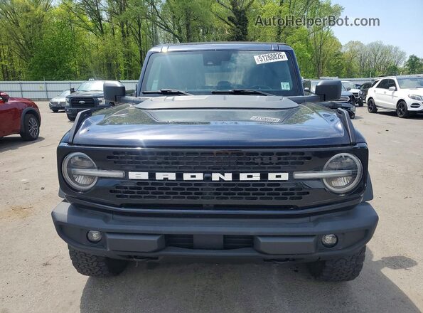 1FMDE5BH6MLA90841 2021 FORD BRONCO Blue Front view