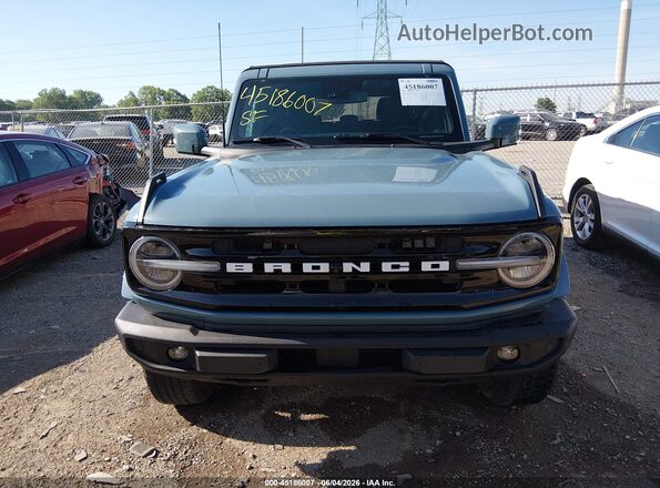 1FMDE5BH7MLA91979 2021 FORD BRONCO Gray ხელსაწყოთა პანელის ხედი