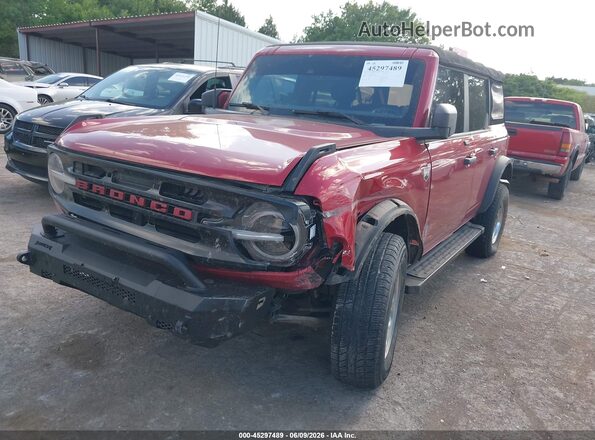 1FMDE5BH7MLB06657 2021 FORD BRONCO Red Przód lewy