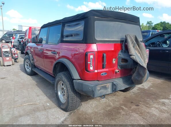1FMDE5BH7MLB06657 2021 FORD BRONCO Red Tył lewy