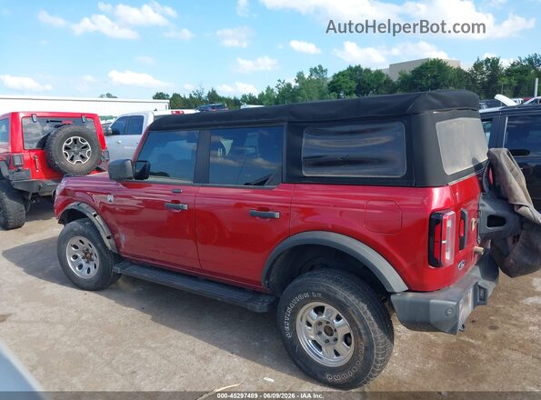 1FMDE5BH7MLB06657 2021 FORD BRONCO Red Widok wnętrza 360 stopni