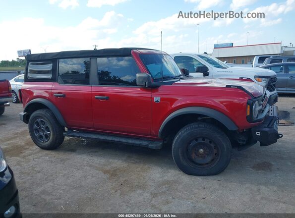 1FMDE5BH7MLB06657 2021 FORD BRONCO Red Widok wnętrza z tyłu