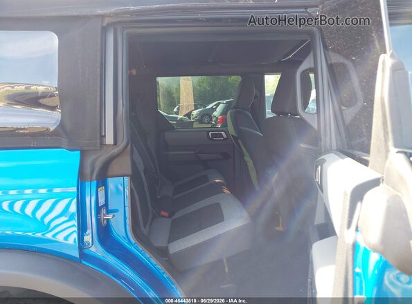 1FMDE5BH8NLB86648 2022 FORD BRONCO Blue Widok naklejki z numerem VIN