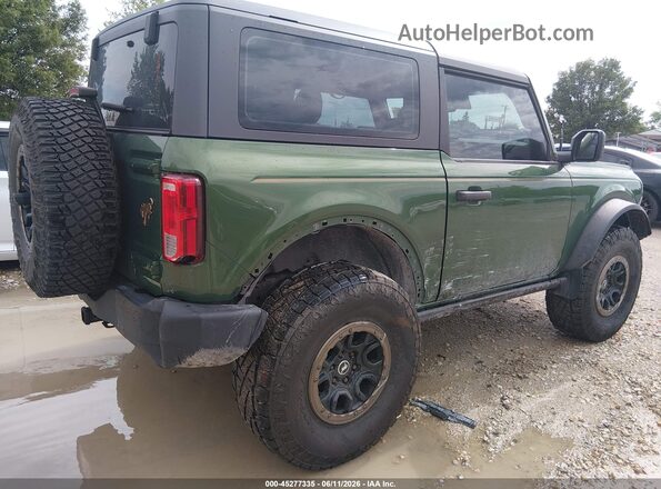 1FMDE5CH6NLB67384 2022 FORD BRONCO Green უკანა მარჯვენა
